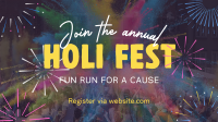 Holi Fest Fun Run Animation