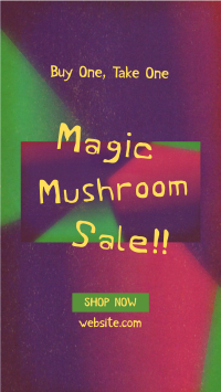 Psychedelic Mushroom Sale Instagram Story