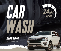 Car Wash Professional Service Facebook Post