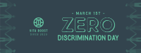 Zero Discrimination Celebration Facebook Cover Image Preview