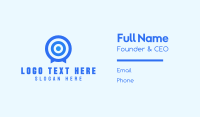 Target Messaging App  Business Card