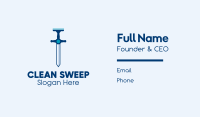 Clean Squeegee Sword  Business Card Image Preview