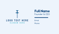 Clean Squeegee Sword  Business Card