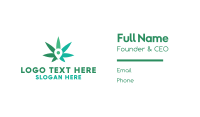 Cannabis Pin Business Card Design