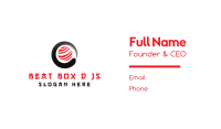 Red Fish Business Card example 2