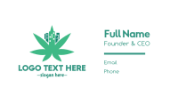 Green Tower Business Card example 4