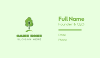Green Spoon Tree Business Card
