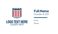 American Flag Business Card example 1