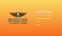 Goggle Skull Wing Business Card Image Preview