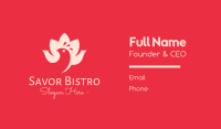 Lotus Flower Business Card example 2