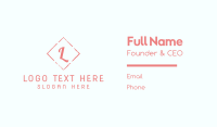 Stamp Business Card example 1