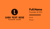 Haunted Night Lettermark Business Card