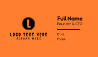 Haunted Night Lettermark Business Card Design