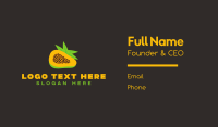 Tropical Papaya Business Card