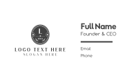 Classic Circle Badge Business Card