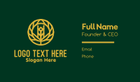 Gold Business Card example 4