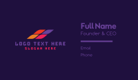 Pixel Business Card example 2