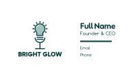 Idea Voice Lamp Business Card