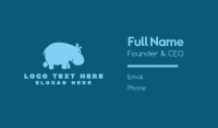 Blue Hippo Business Card