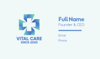 Blue Cross Hospital  Business Card Image Preview