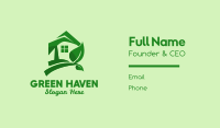 Nature Green House  Business Card Image Preview