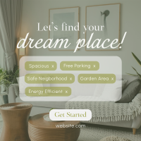 Find Your Dream Place Instagram Post Image Preview