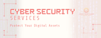 Modern Cyber Security Facebook Cover Design