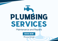 Plumbing Postcard example 3