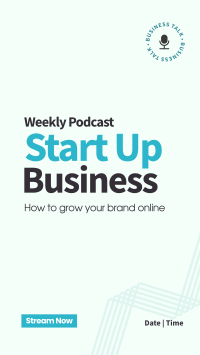 Simple Business Podcast Facebook Story