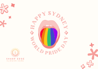 Pride Mouth Postcard