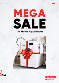 Washing Mega Sale Poster