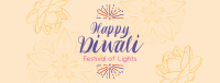 Lotus Diwali Greeting Facebook Cover Design