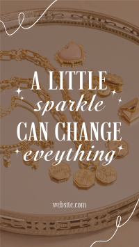 Sparkling Jewelry Quote Instagram Reel