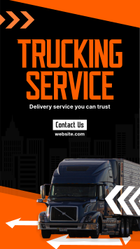 Truck Moving Service Instagram Reel Image Preview