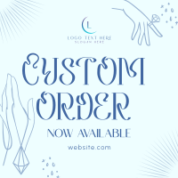 Order Custom Jewelry Instagram Post