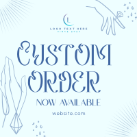 Order Custom Jewelry Instagram Post