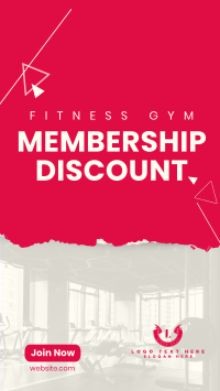 Fitness Membership Discount Instagram Story