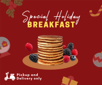 Holiday Breakfast Restaurant Facebook Post