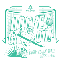 Hockey Game Night Instagram Post Image Preview