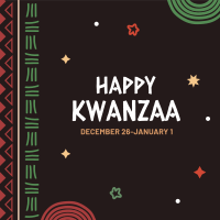 Bright Kwanzaa Instagram Post