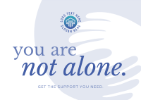 Suicide Prevention Support Group Postcard Design