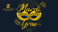 Decorative Mardi Gras Facebook Event Cover