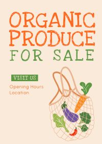 Organic Produce Poster