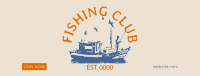 Fishing Club Facebook Cover Image Preview