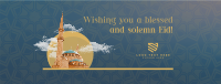 Eid Al Adha Greeting Facebook Cover Image Preview