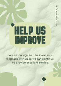 Abstract Organic Feedback Poster