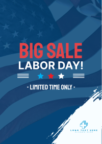 Big Sale Labor Day Poster