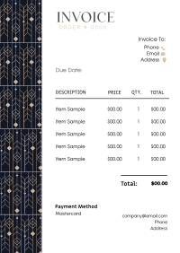 Pattern Invoice example 2