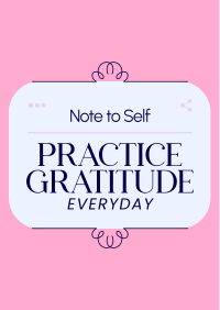 Positive Self Note Flyer