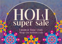 Holi Sale Patterns Postcard Image Preview